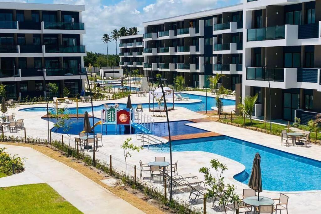 Studio Em Porto De Galinhas - Vista P Piscina Exteriör bild